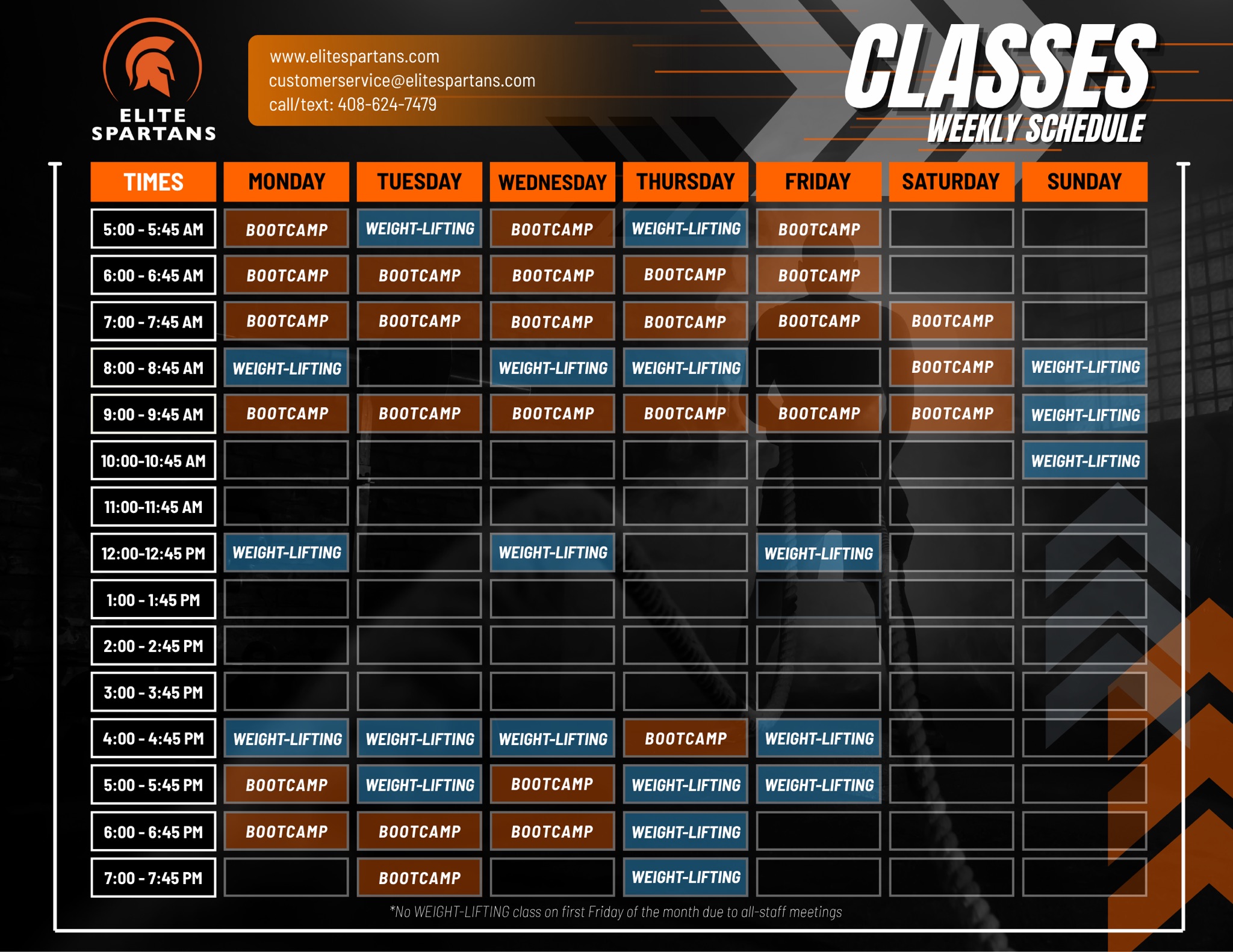 Workout Classes San Jose